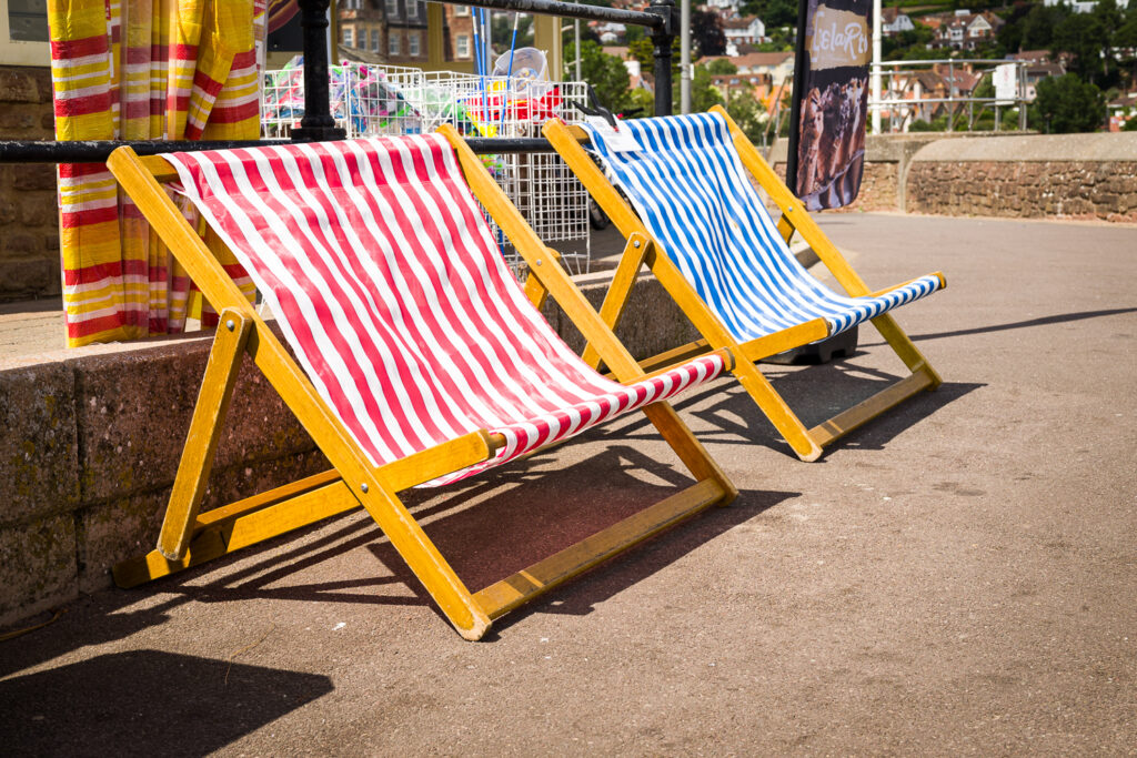 Striped Companions, Minehead Promenade