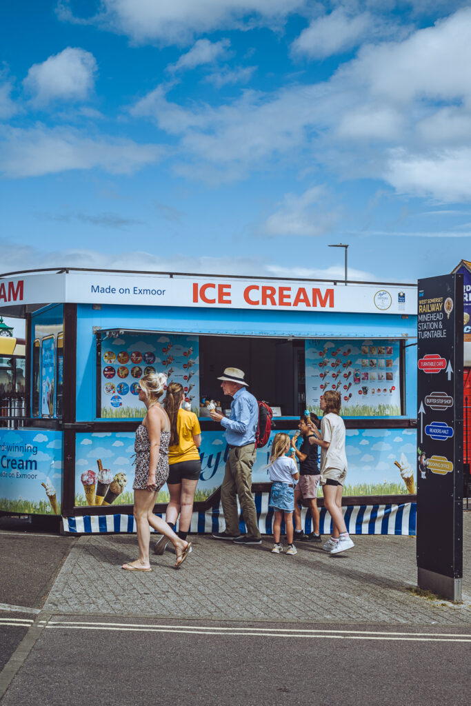 Ice Cream at Minehead Station