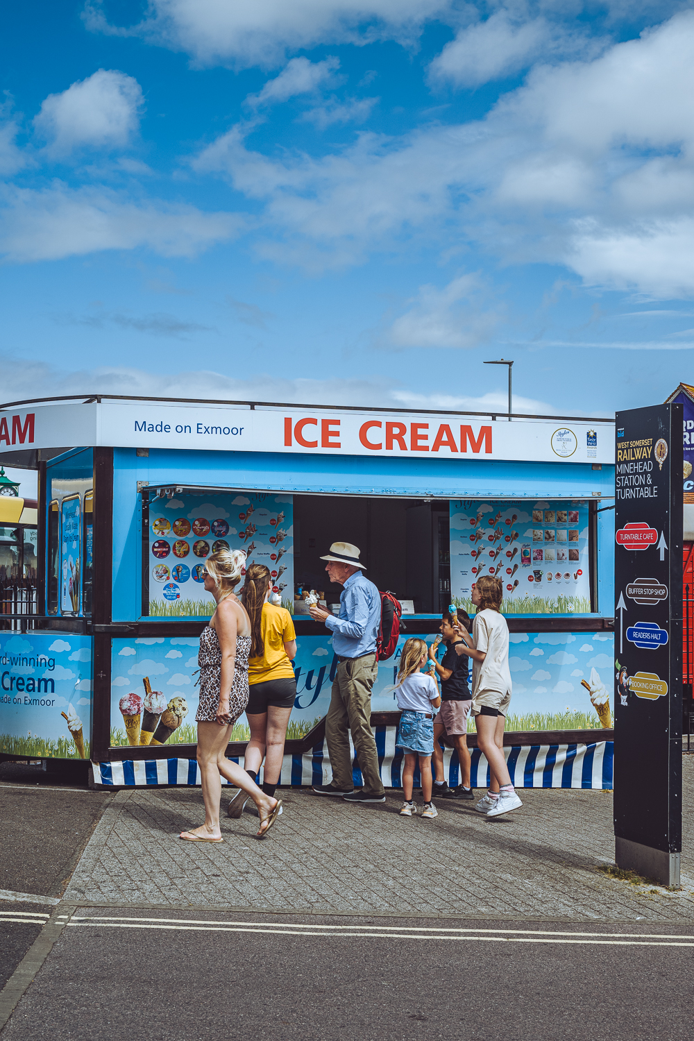 Ice Cream at Minehead Station