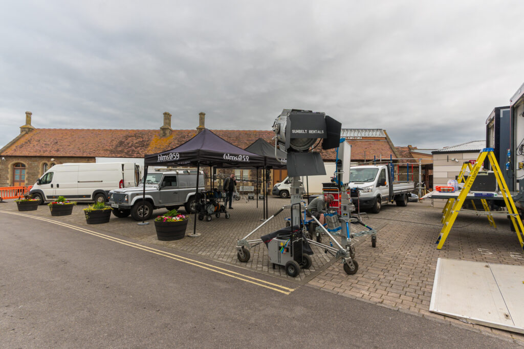 Film Crew Visit Minehead Station
